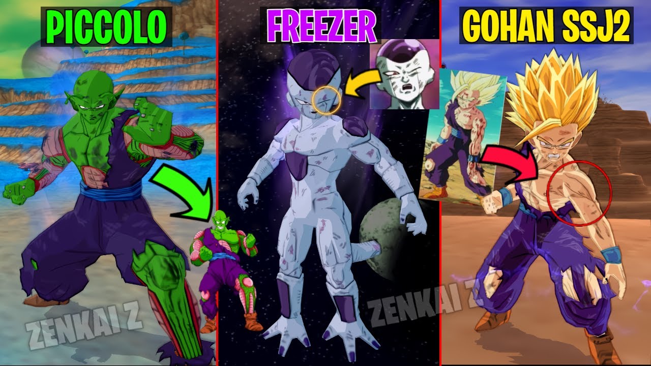 10 REFERENCIAS BRUTALES de TRAJES DAÑADOS en el TENKAICHI 3