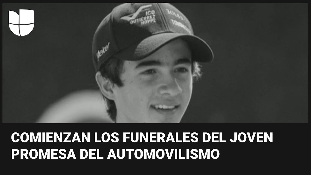 Comienzan los funerales de 'Fico' Guti&eacute;rrez, piloto mexicano de 17 a&ntilde;os que muri&oacute; en un accidente
