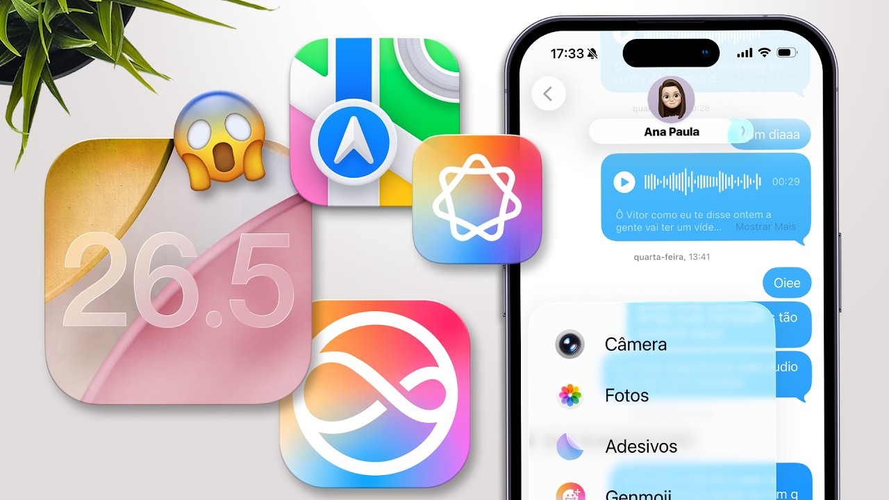 Saiu! 🔥  iOS 26.5 Beta 1: &Eacute; o In&iacute;cio do Fim do iOS 26!