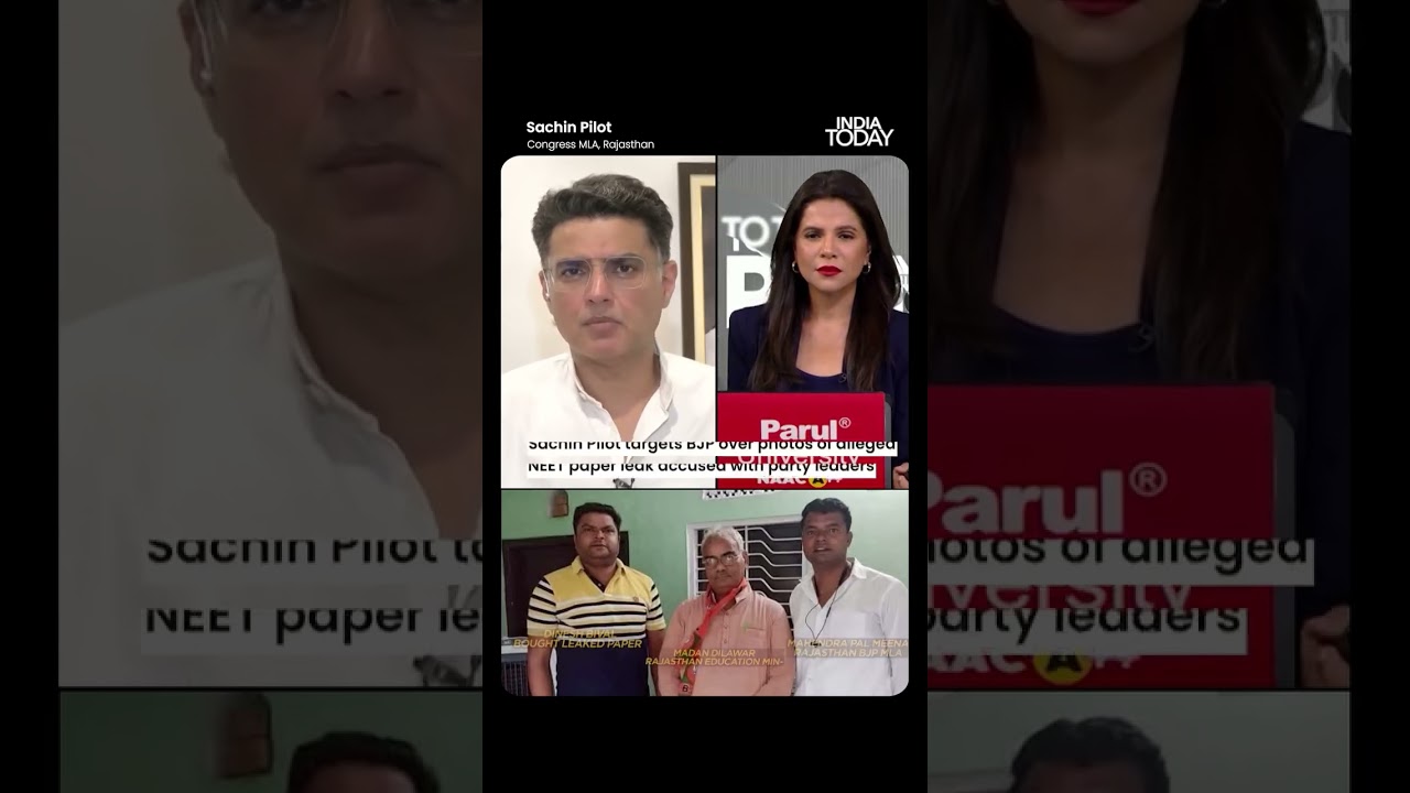 Сачин Пилот обрушился с критикой на BJP из-за фотографий, предположительно содержащих обвинения в...