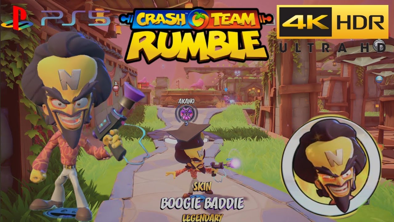 Crash Team Rumble: Competitive: Dr. Neo Cortex Boogie Baddie Skin (PS5) (4KHDR)