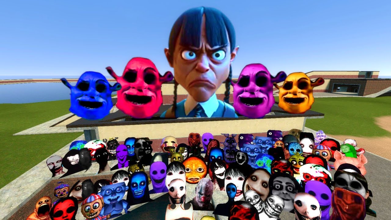 Boss Grandmother Wednesday Nextbots - AI Struct (Gmod)