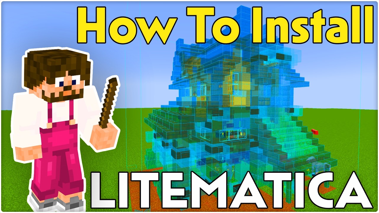 Как скачать и установить Litematica | Обучающее видео по Minecraft 1.21