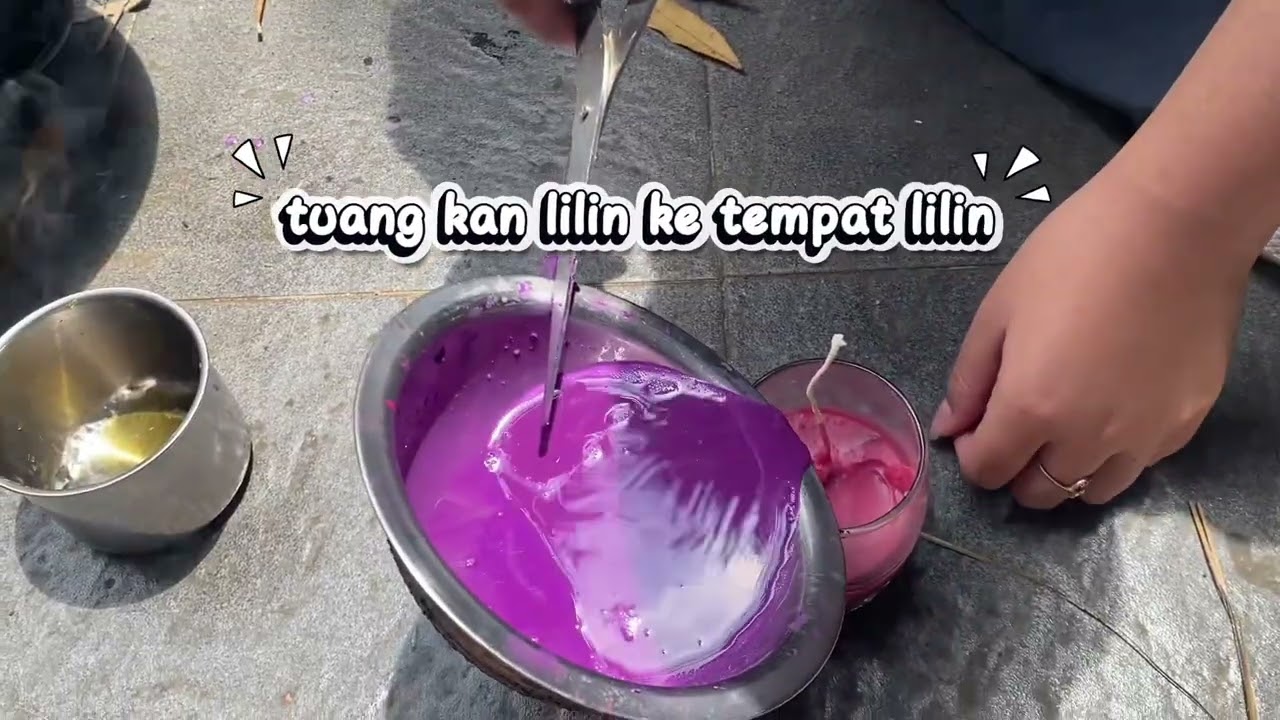 membuat lilin aroma terapi dari minyak jelantah 