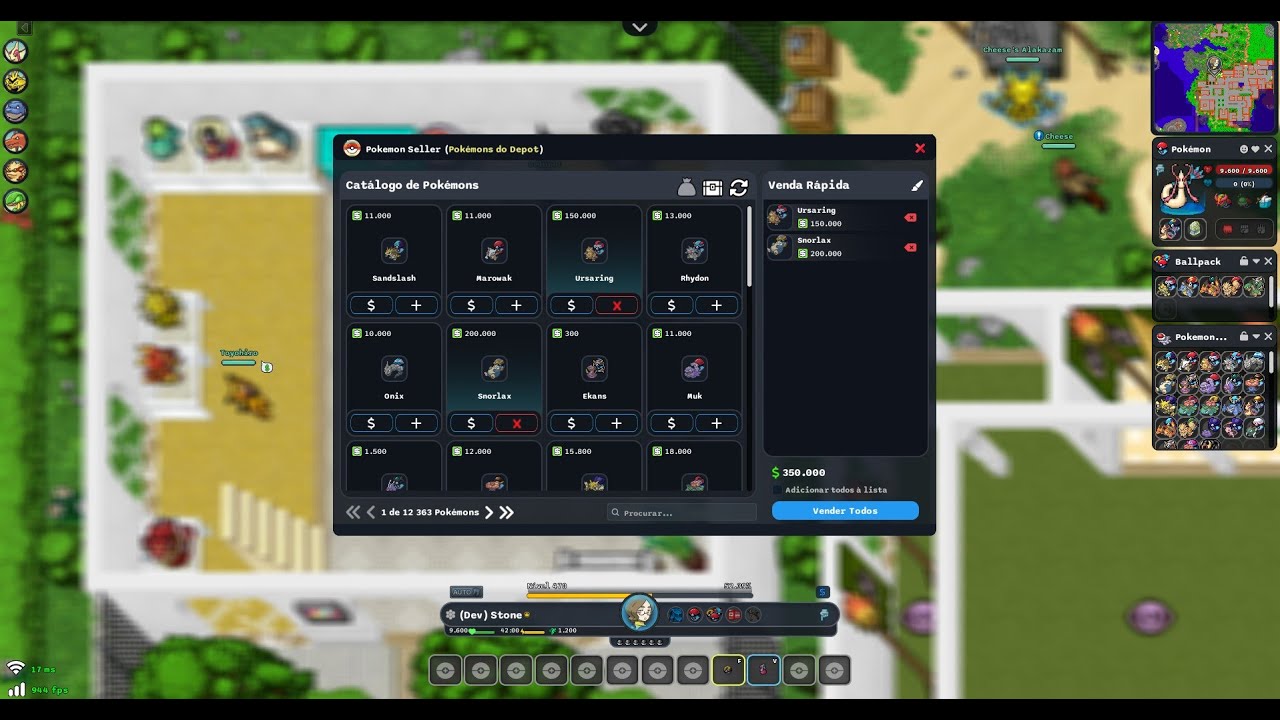 Novo sistema de venda de Pok&eacute;mons ! Teaser ! PokeStone