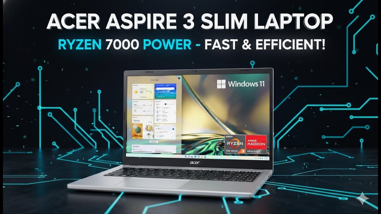 Acer Aspire 3 Review | Ryzen 3 7320U Slim Laptop with Full HD Display