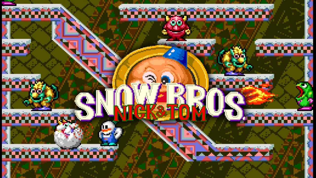 Megadrive SNOW BROS NICK AND TOM от Toaplan — играйте и общайтесь