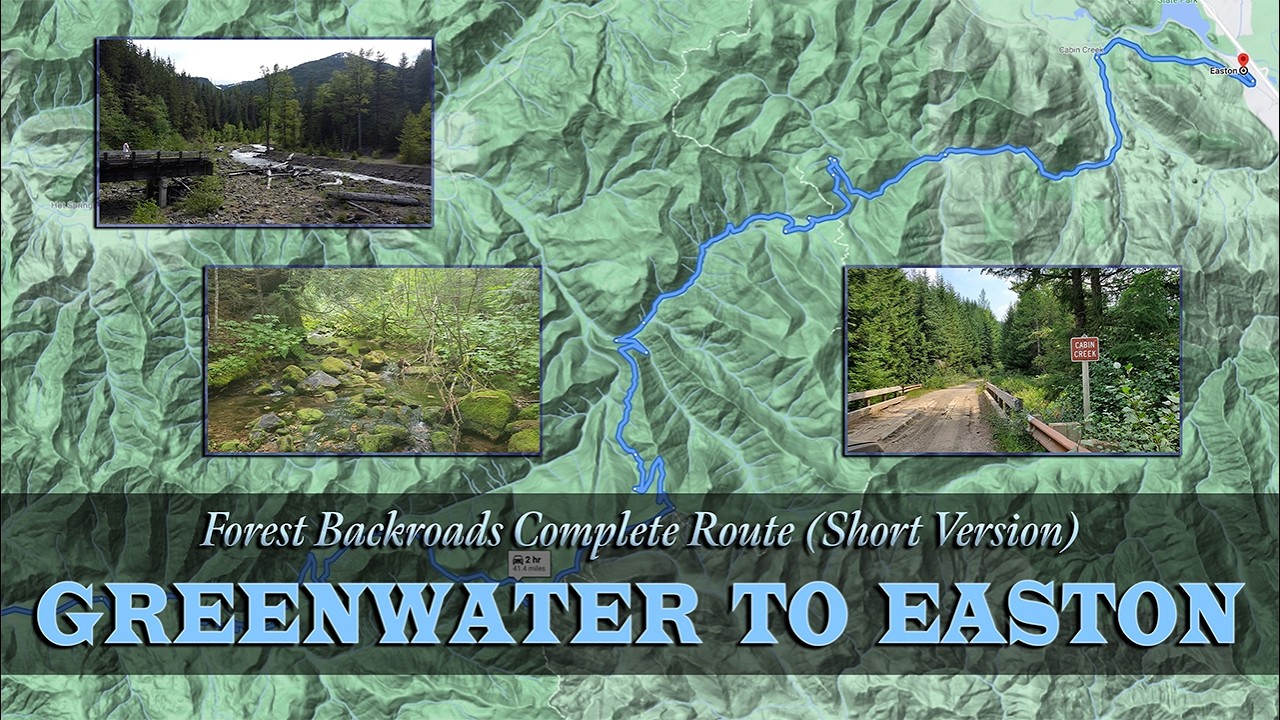 Forest Backroads from Greenwater to Easton in Washington State
