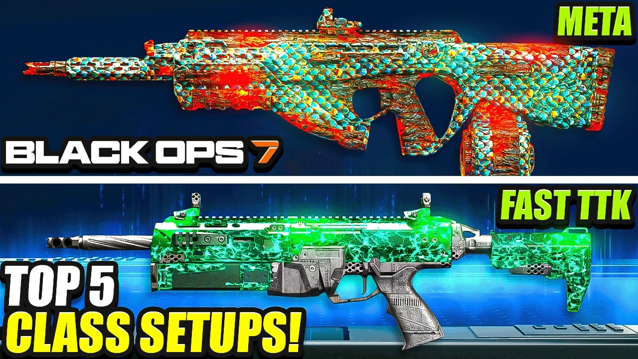 BLACK OPS 7: NEW TOP 5 FASTEST TTK META LOADOUTS After UPDATE! (BO7 Best Class Setups) BO7 Best Guns