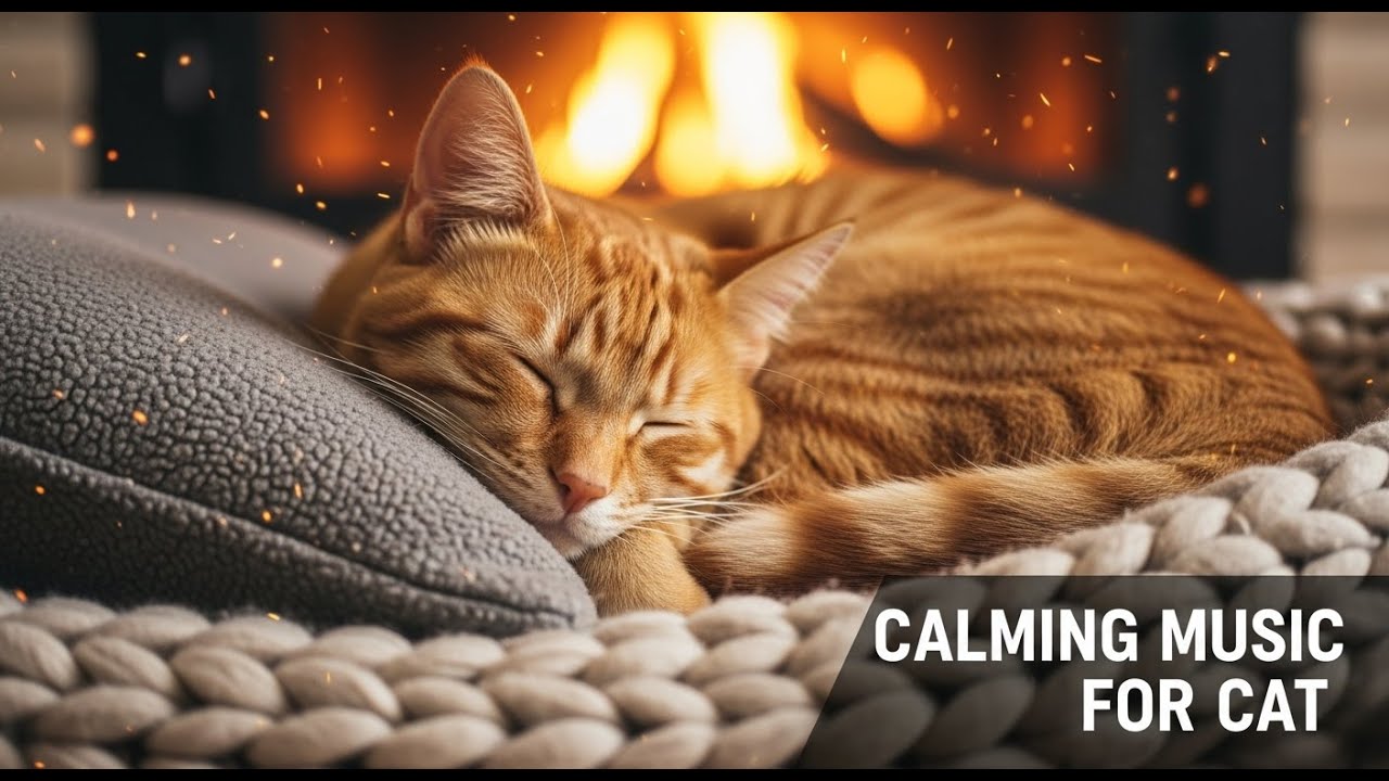 12 Hours of Relaxing Sounds for Cats with Anxiety 😴 Soothing Music for Healing Insomnia & Calm 🧘