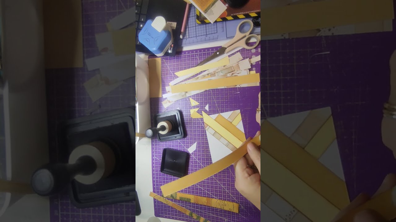 Tuto : Une autre méthode pour décorer l'arriere des cartes ou tags avec des chutes de papiers