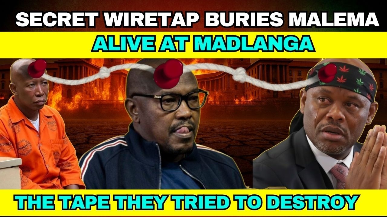 Panic as Secret Wiretap BURIES Malema Alive at Madlanga