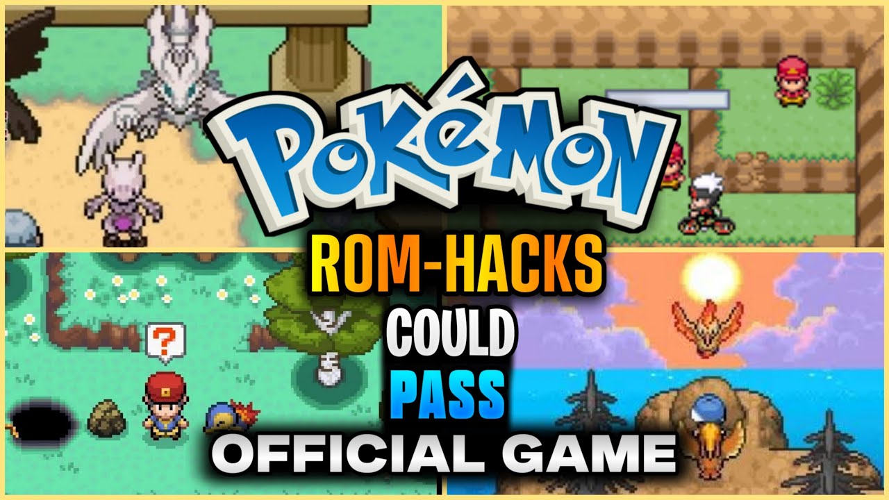 ХАКИ ROM-файлов Pokemon, которые могли бы сойти за официальные игры..!!