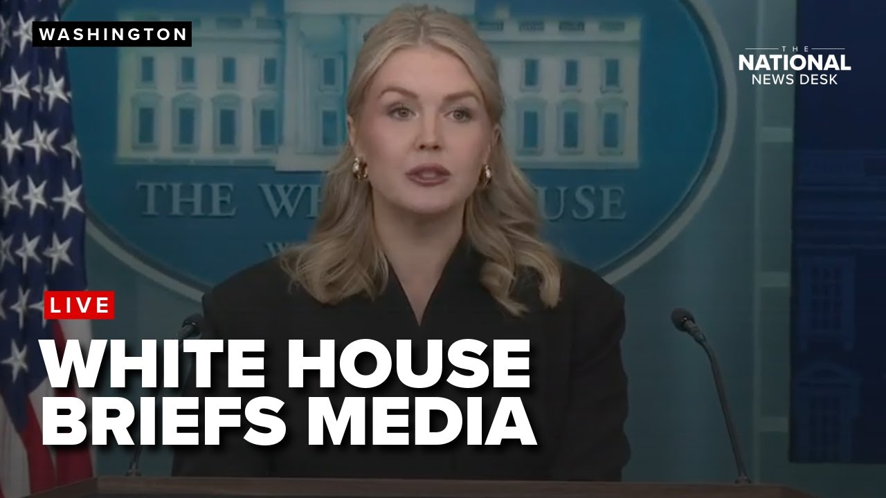White House Press Secretary Karoline Leavitt briefs the media