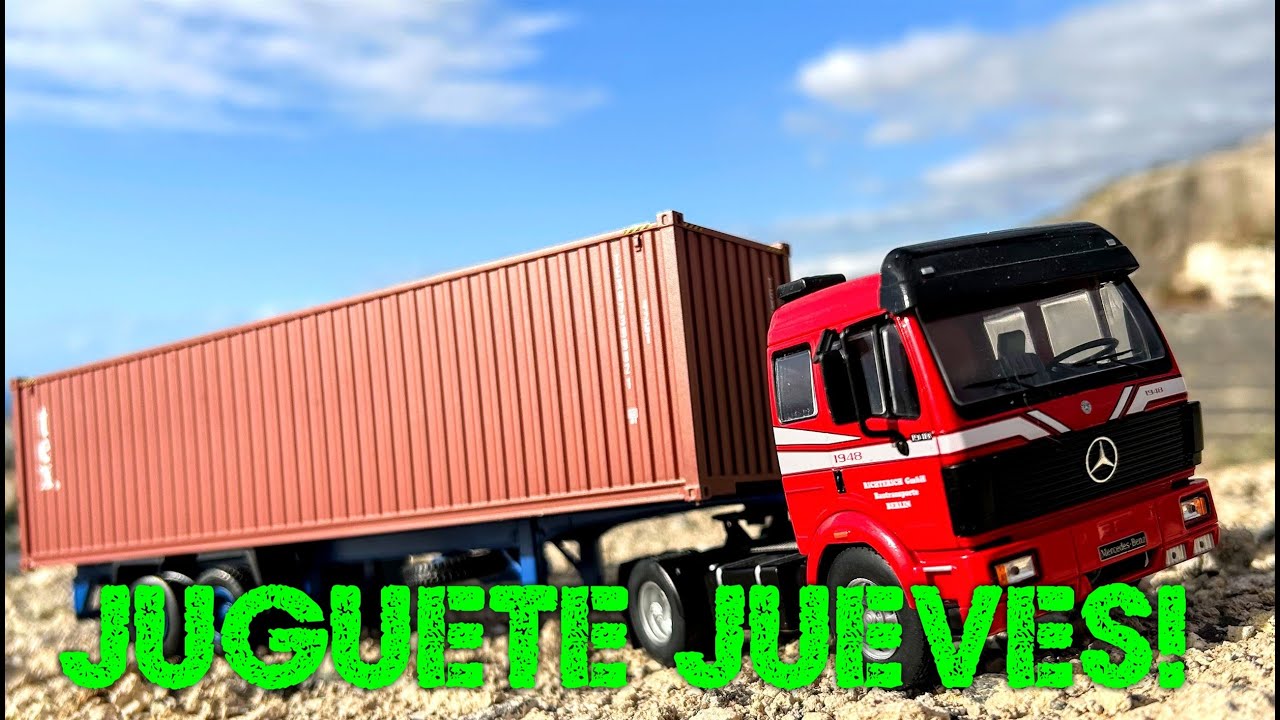 IXO Models Camion Tractor TR058 Mercedes Benz SK 1948 en escala 1:43 (O Gauge) con remolque!