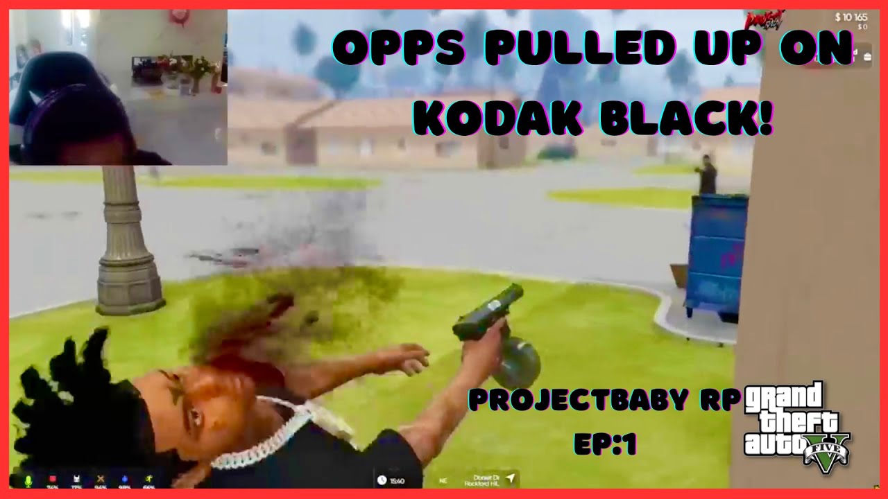 Kodak Black Got Smoked by Opps In Project Baby RP GTA 5 RP EP.1 TOO FUNNY!