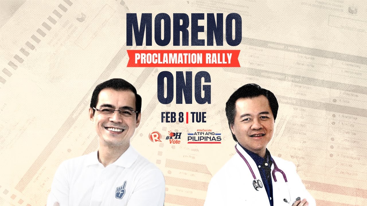 Isko Moreno-Willie Ong proclamation rally