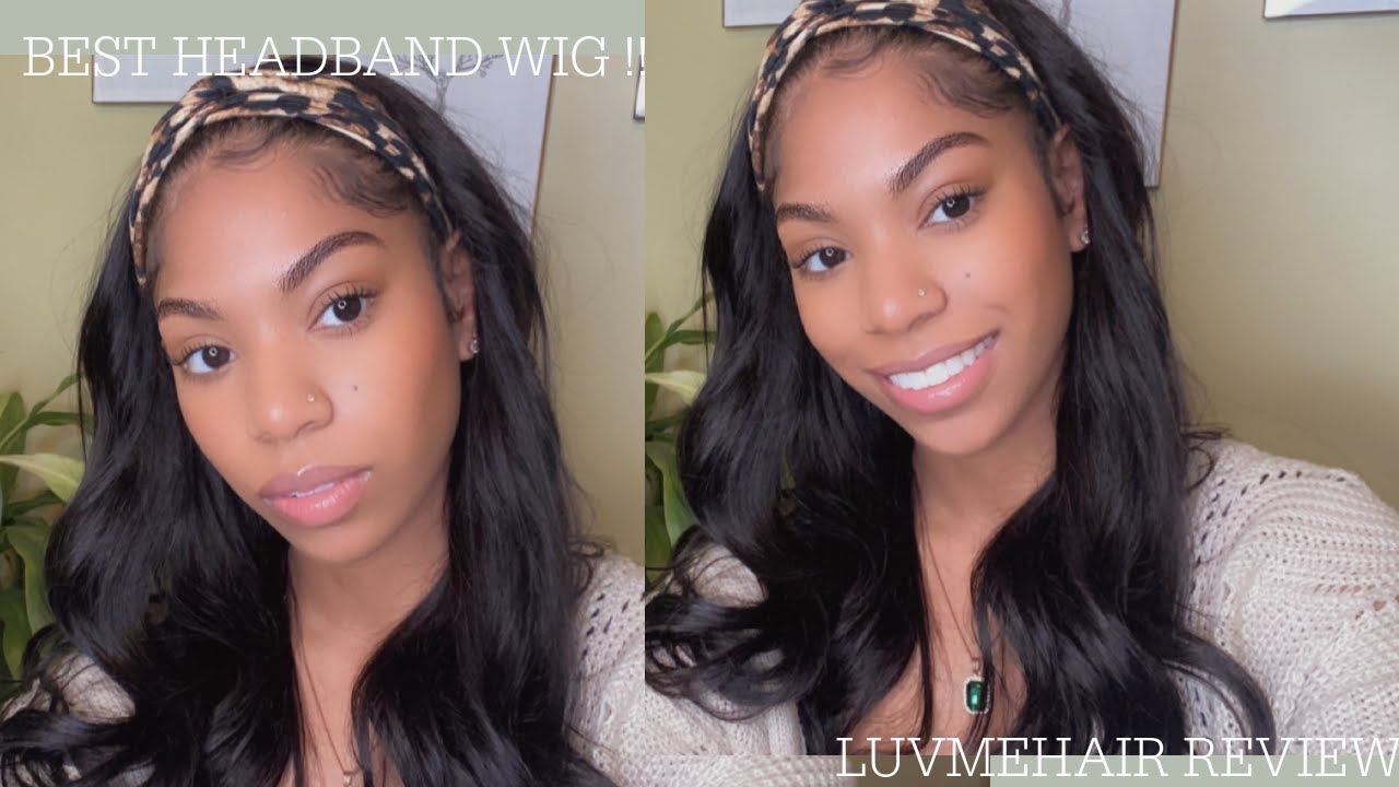 I TRIED A HEADBAND WIG!! NO LACE NO GLUE | LUVME HAIR REVIEW
