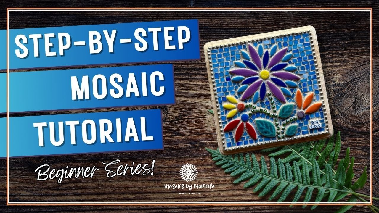 STEP-BY-STEP MOSAIC TUTORIAL | Learn How to Cut Glass Tiles