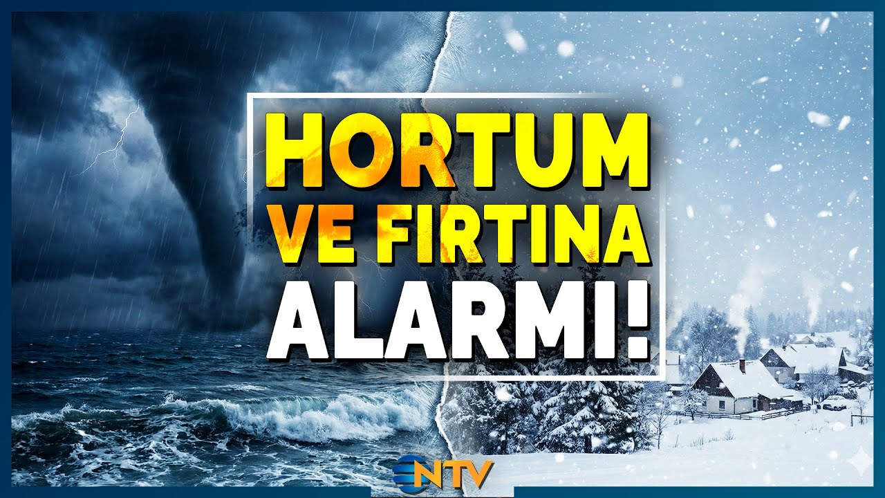 Fırtına ve Hortum Uyarısı! Kar İstanbul'a Ne Zaman Dönecek? | NTV
