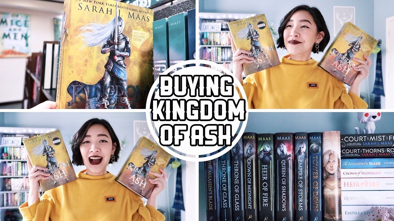 BUYING KINGDOM OF ASH SPECIAL EDITIONS BY SARAH J. MAAS | vlog