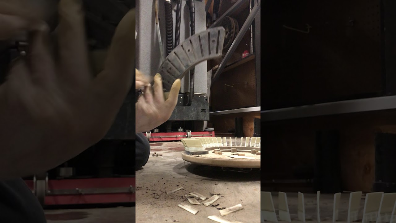 Changing diamond blades on a tomcat floor scrubber