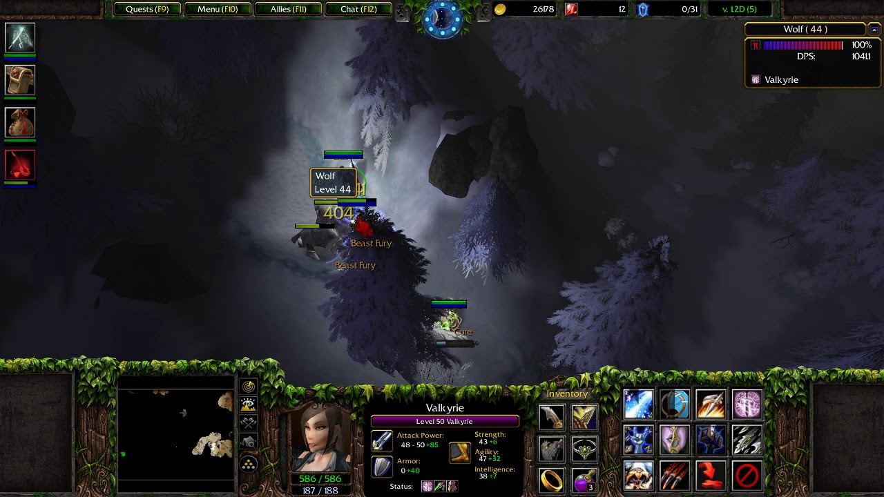 gaias retaliation orpg - valk pov - doing old bosses