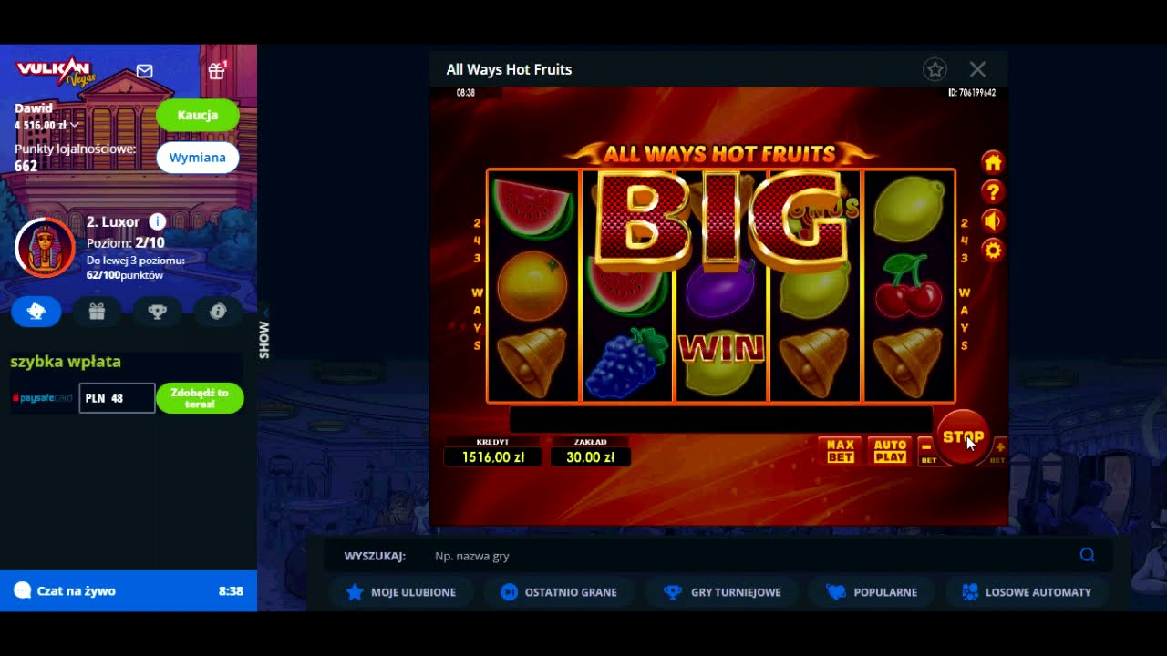 Wygrałem 4,500zł w Kasynie Online | Vulkan Vegas Casino | Legalne Kasyno Online