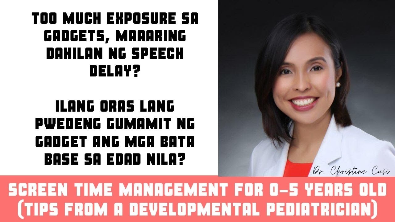 TOO MUCH EXPOSURE SA GADGETS, MAAARING DAHILAN NG SPEECH DELAY? | DR CHRISTINE CUSI | ARA CASAS
