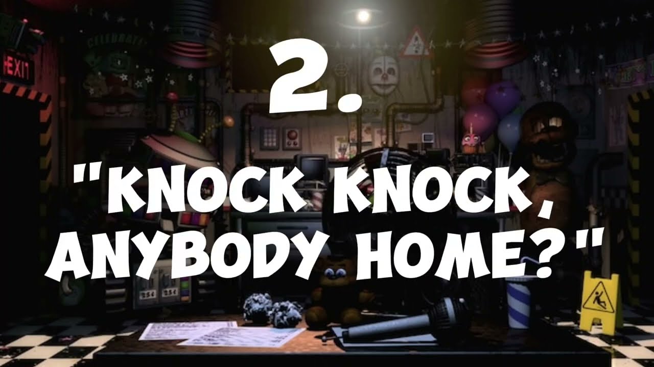 Guess the 10 FNAF characters by their VOICE LINES
