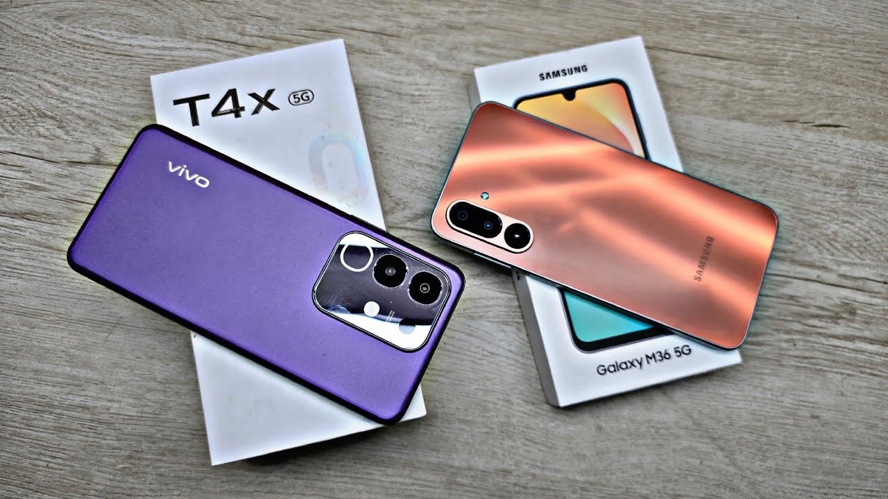 Galaxy M36 5G vs Vivo T4x 5G - Which Should You Buy ?