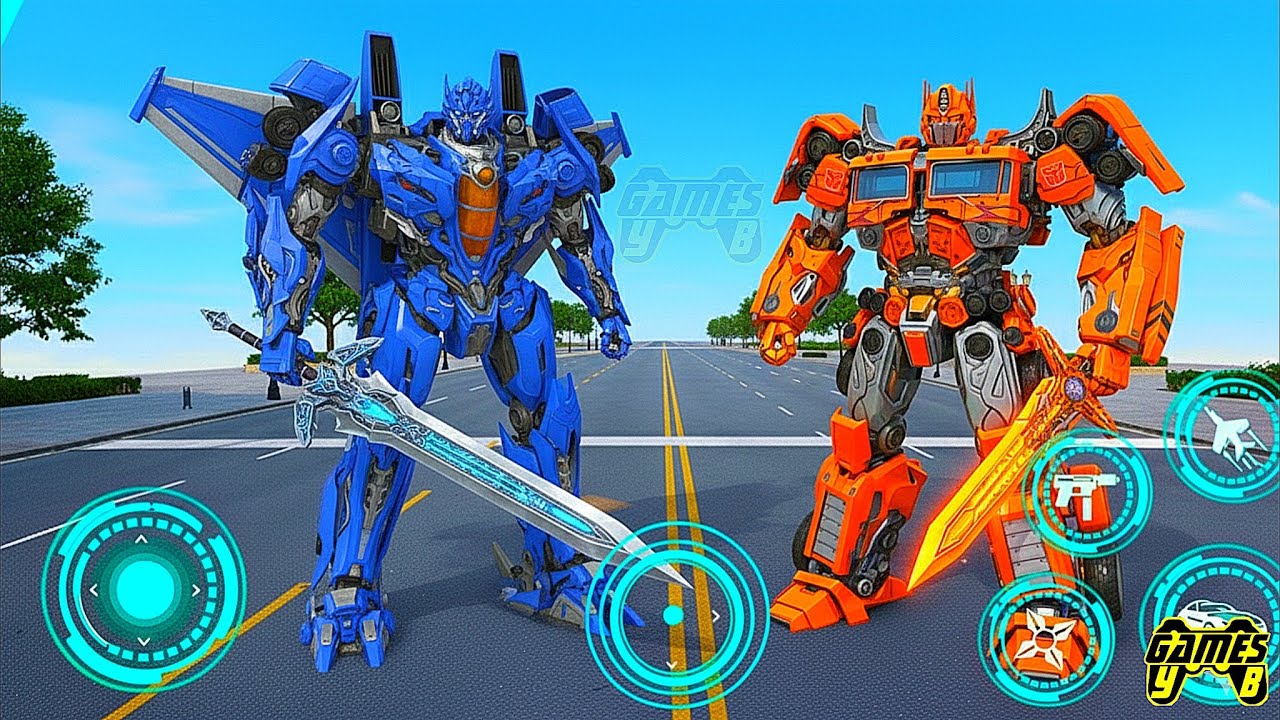 Futuristic Starscream & Optimus Transformers: Jet Robot City Battle 2026 Part 4 - Android Gameplay