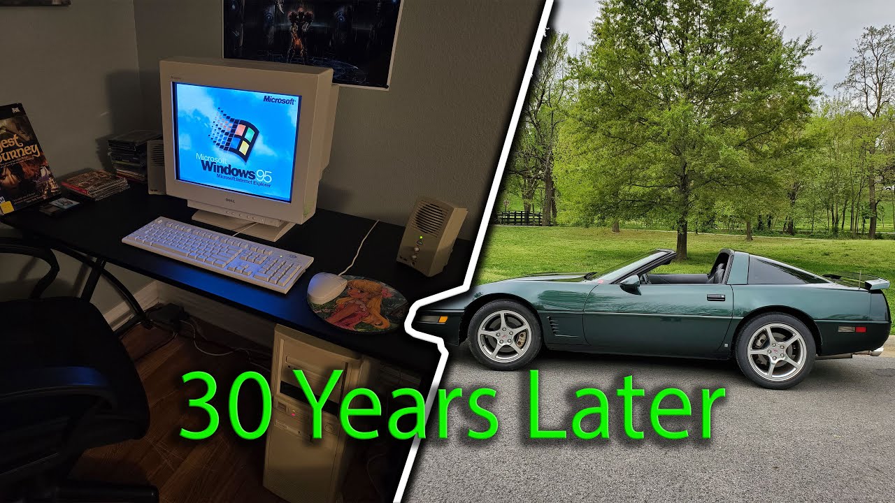 '95 Corvette vs Windows 95 - 30 Years Later