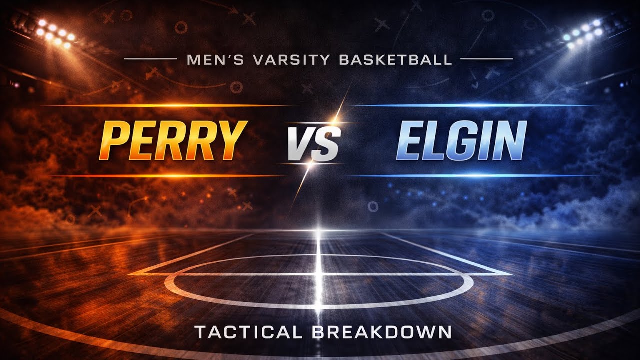 Perry vs Elgin 🔥 | Men’s Varsity Basketball | Tactical Breakdown 🧠🏀