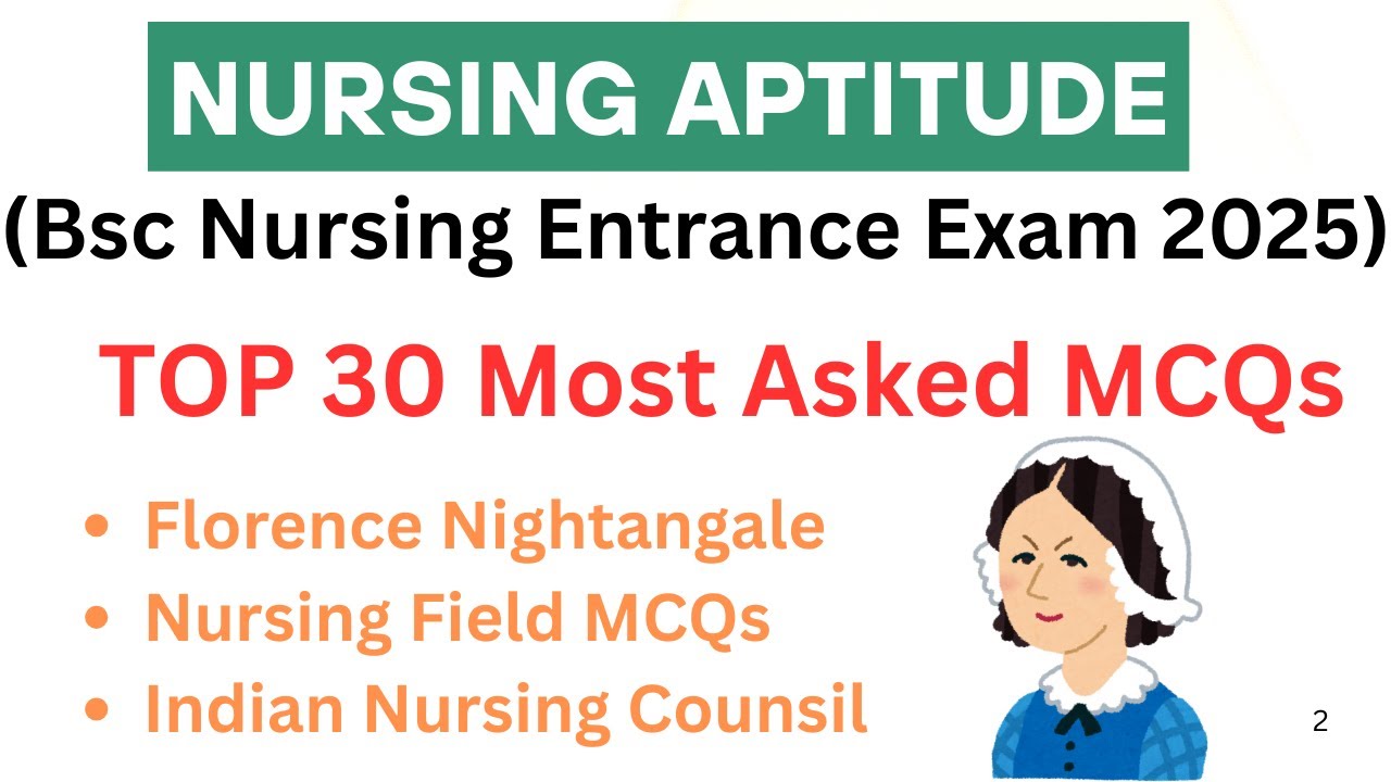 Bsc Nursing Entrance Exam 2025 Nursing Aptitude Bsc Nursing questions practice Cnet Exam 2025