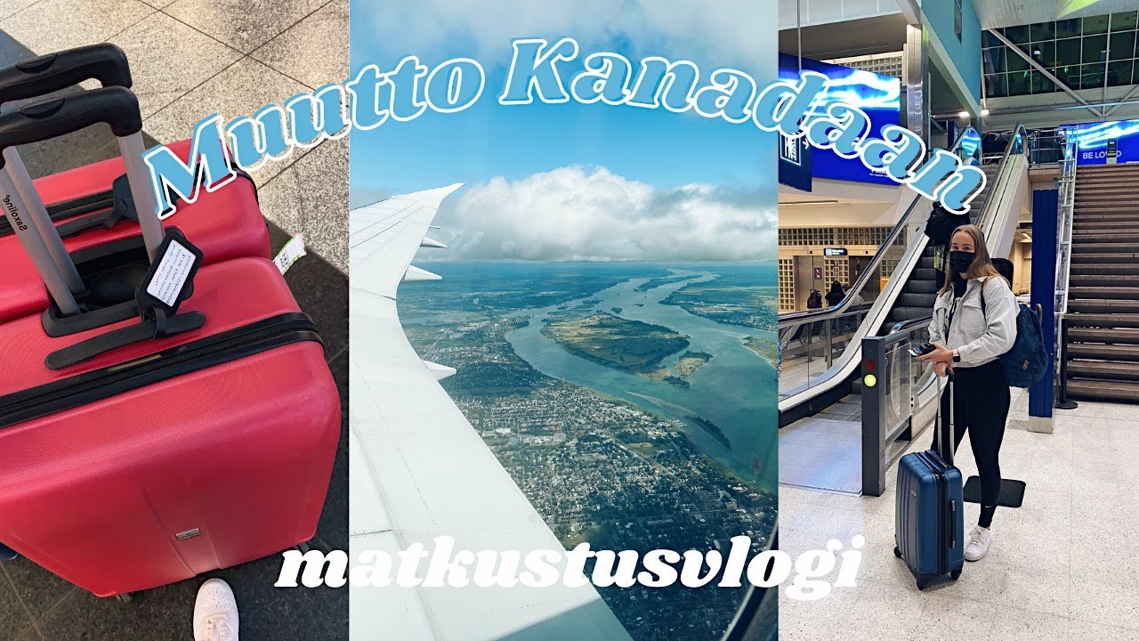 10h lentokoneessa 🇨🇦 matkustusvlogi