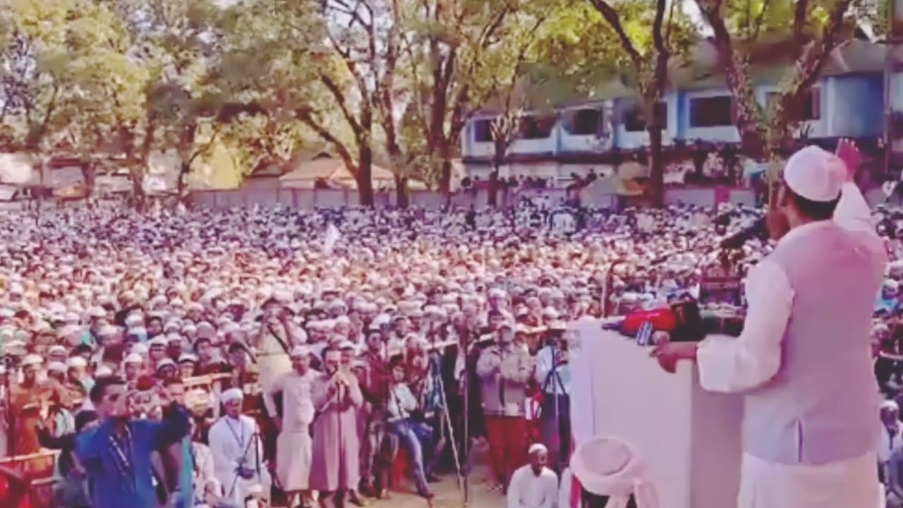 বাংলাদেশ খেলাফতে মজলিসের নির্বাচনী সমাবেশ আল্লামা মামুনুল হক জিন্দাবাদ রিক্সা মার্কা জিন্দাবাদ 