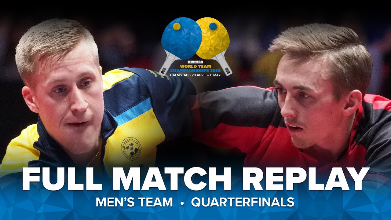 FULL MATCH | KARLSSON Mattias (SWE) vs PITCHFORD Liam (ENG) | MT QF | #ITTFWorlds2018