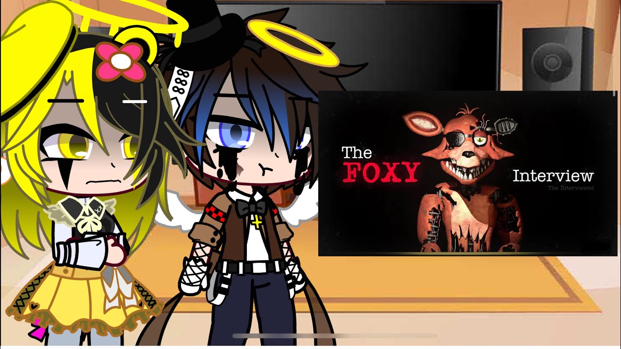 Familia Afton + (Gabriel,Cassidy y Vanessa) reaccionan a una entrevista con Foxy