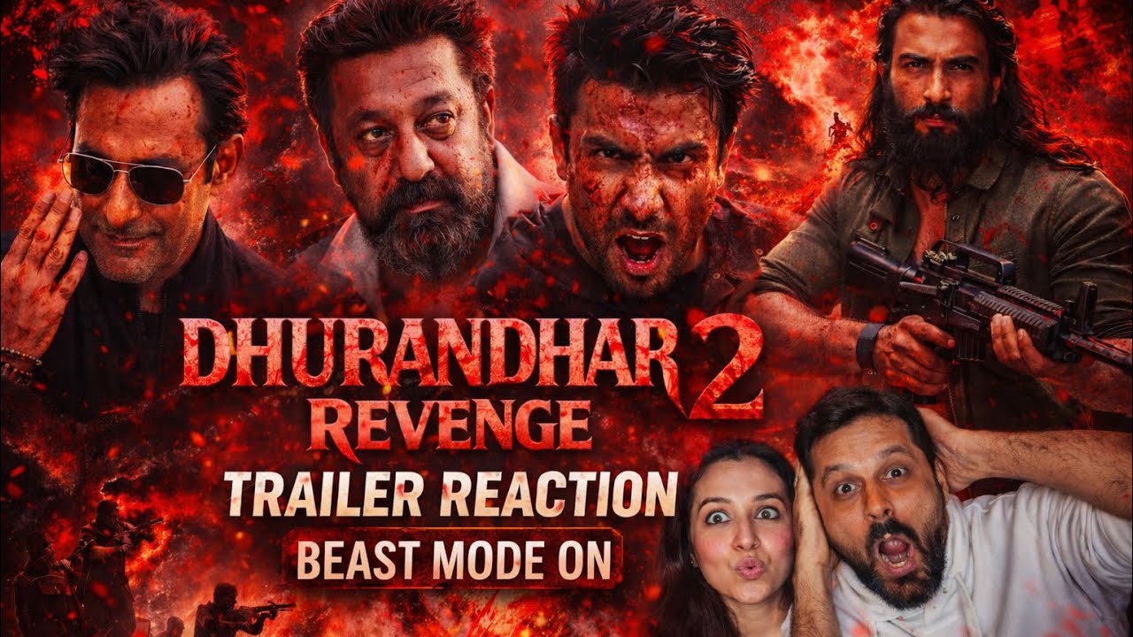 Ranveer Singh ka BEAST MODE ON  |Dhurandhar 2 Trailer Reaction|Sanjay Datt |Akshaye Khanna| REVENGE 