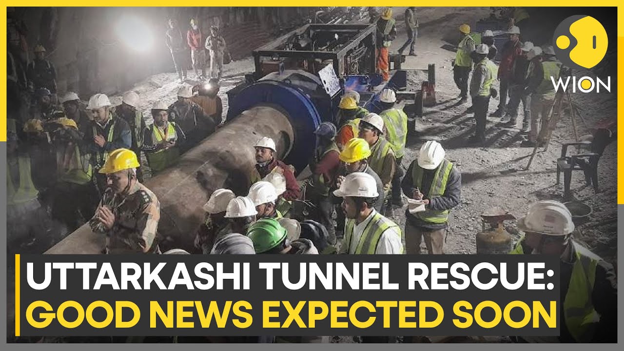 Uttarkashi tunnel rescue operation: Drilling work completed, trapped workers to be out soon | WION