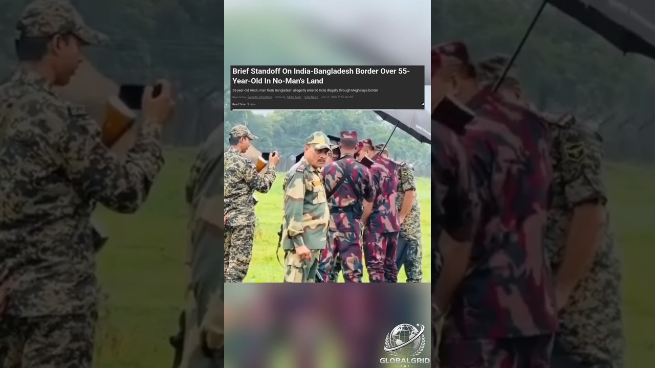 India-Bangladesh Border Standoff Over One Man.#short#defencenews#IndiaBangladeshBorder#BSF