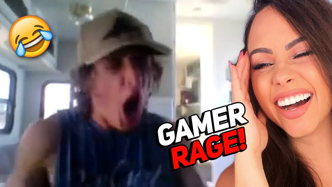 Bunnymon REACTS to 8 MINUTES OF GAMER RAGE !!! (PART 23)