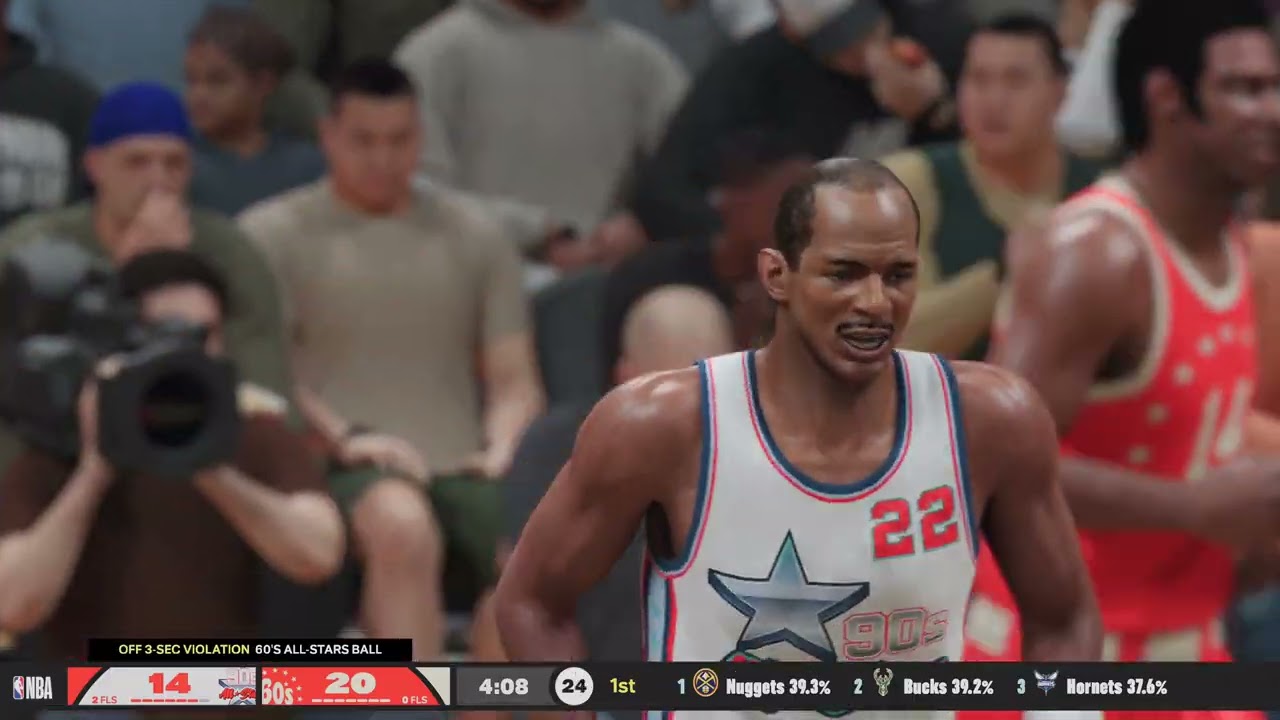 【2K26 NBA】1990's All Star vs 1960's All Star