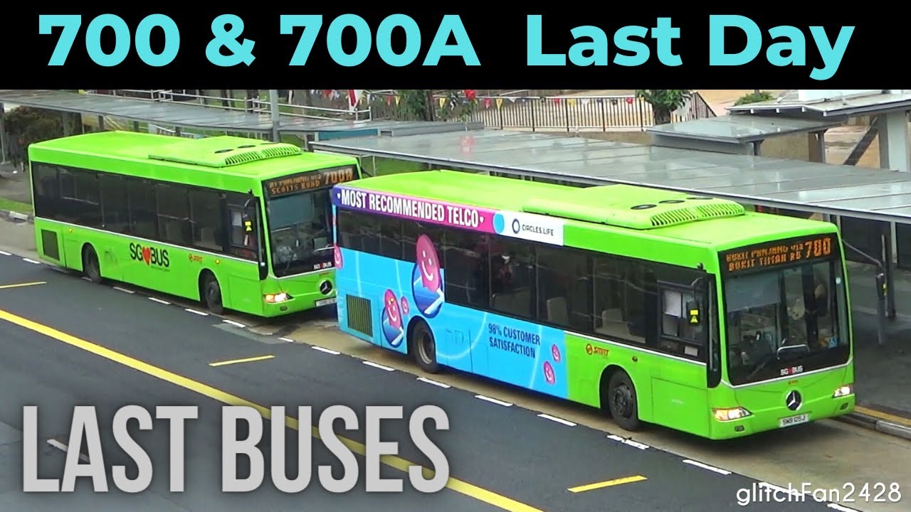 [SMRT] The Last Buses of Service 700 / 700A - Last Day of Operations