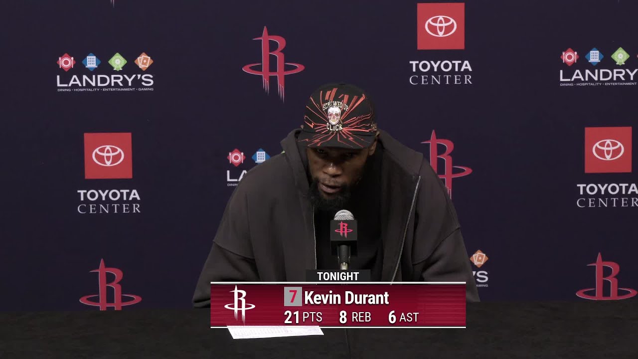 Kevin Durant with a Press Conference vs Clippers