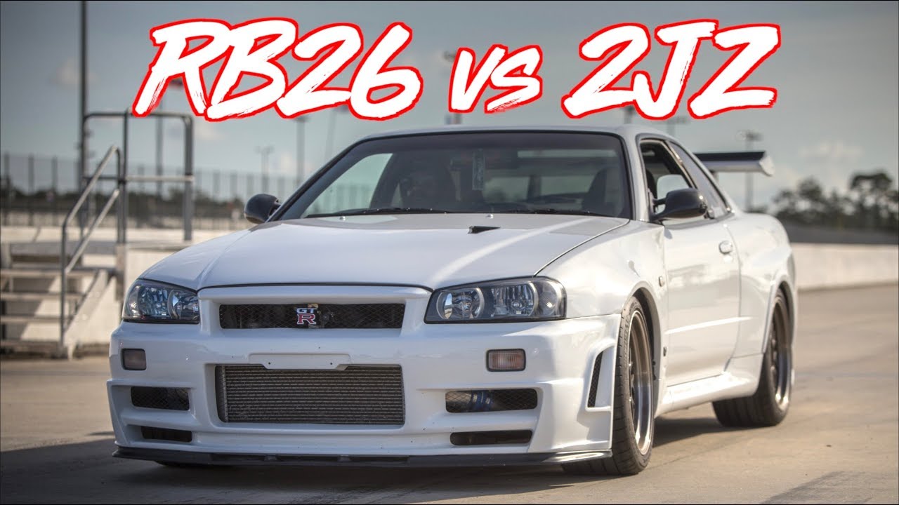 RB26 VS 2JZ "THE LEGENDARY BATTLE!" R34 VS TESLA BONUS