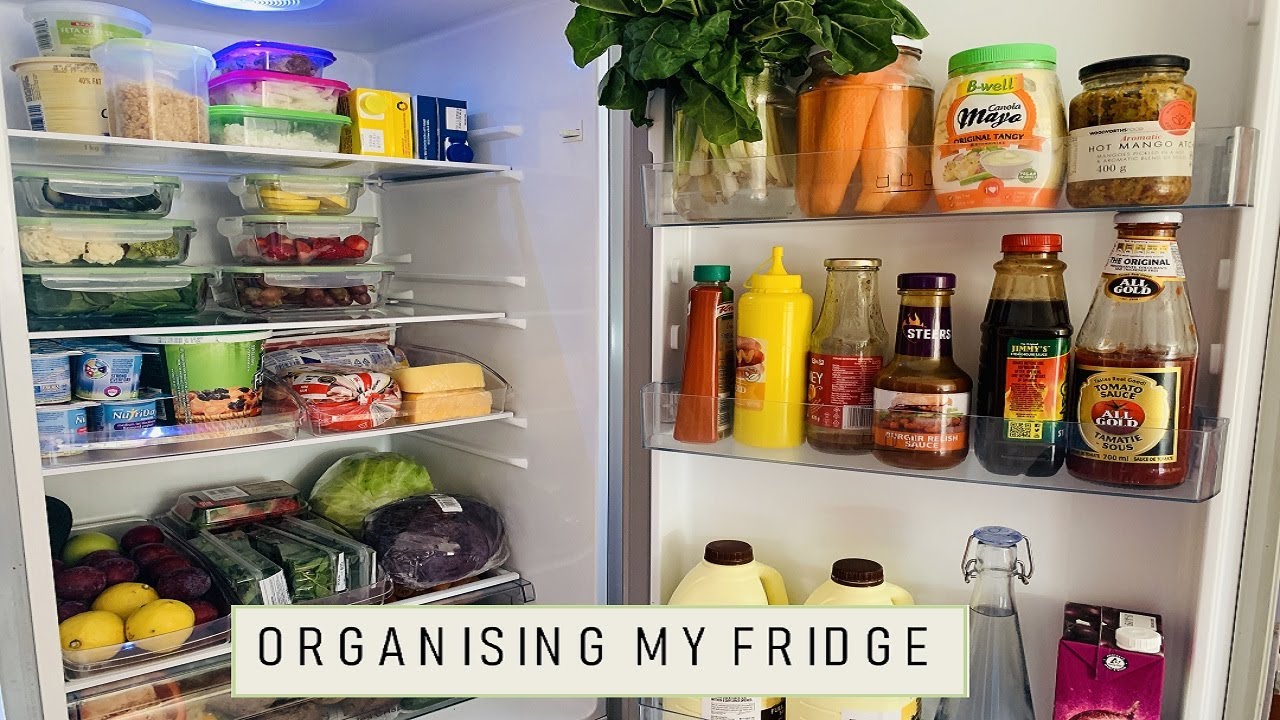 FRIDGE ORGANIZATION + Husband Does My Voice-over| South African YouTuber