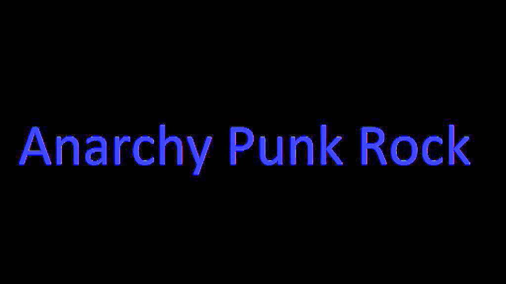 Anarchy Punk Rock   American Idiot