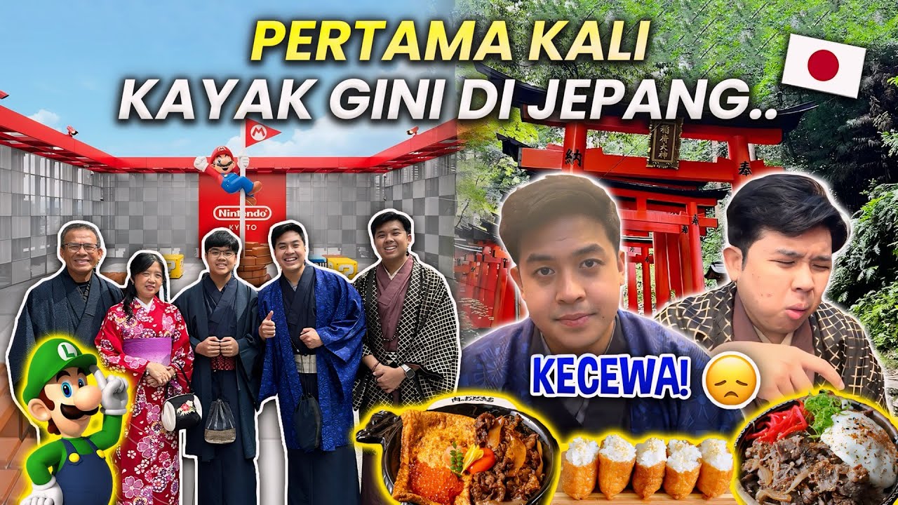 6 TAHUN DI JEPANG, BARU PERTAMA KALI NGERASAIN KAYAK GINI... 😨 | EXPLORE KYOTO, FUSHIMI, NINTENDO